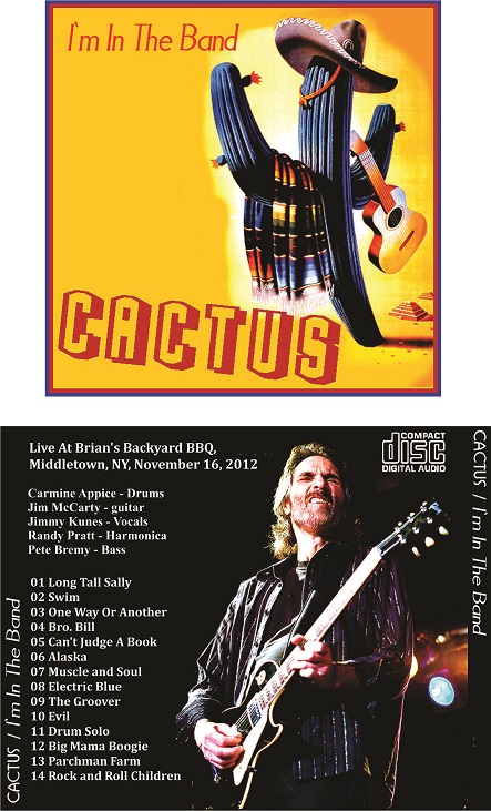 CACTUS - I'm In The Band - Crimson Records