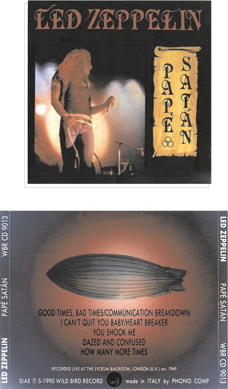 LED ZEPPELIN - Pape Satan - Crimson Records